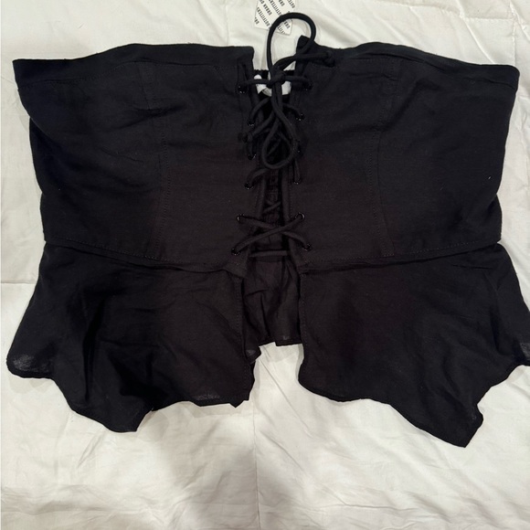 Urban outfitter strapless corset style crop top - Picture 1 of 5